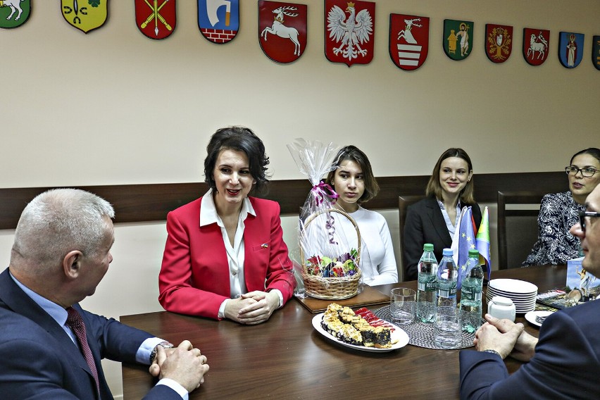 Delegacja z Ukrainy w odwiedzinach w powiecie kraśnickim