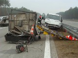 Trzciel. Wypadek na autostradzie [FOTO]