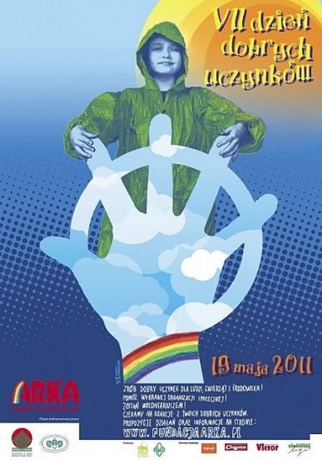 Plakat promujący tegoroczny Dzień Dobrych Uczynków