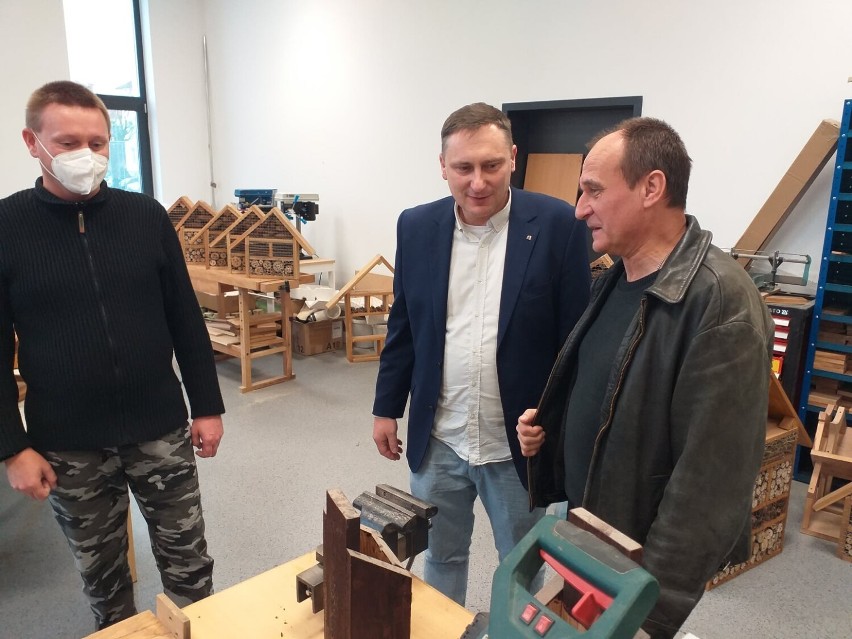 Paweł Kukiz odwiedził Zakład Aktywności Zawodowej w Nysie....