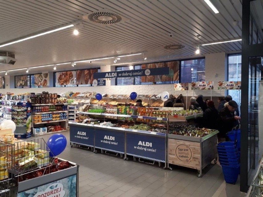 Bytom: Otwarcie sklepu ALDI przy ul. Wrocławskiej po przebudowie [ZDJĘCIA]