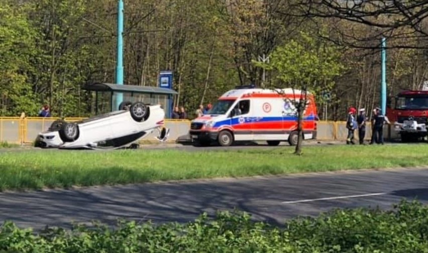 Do groźnie wyglądającego wypadku doszło w Katowicach na ul....