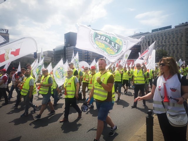 Manifestacja w obronie polskiej energetyki odbyła się też w Warszawie w czerwcu tego roku