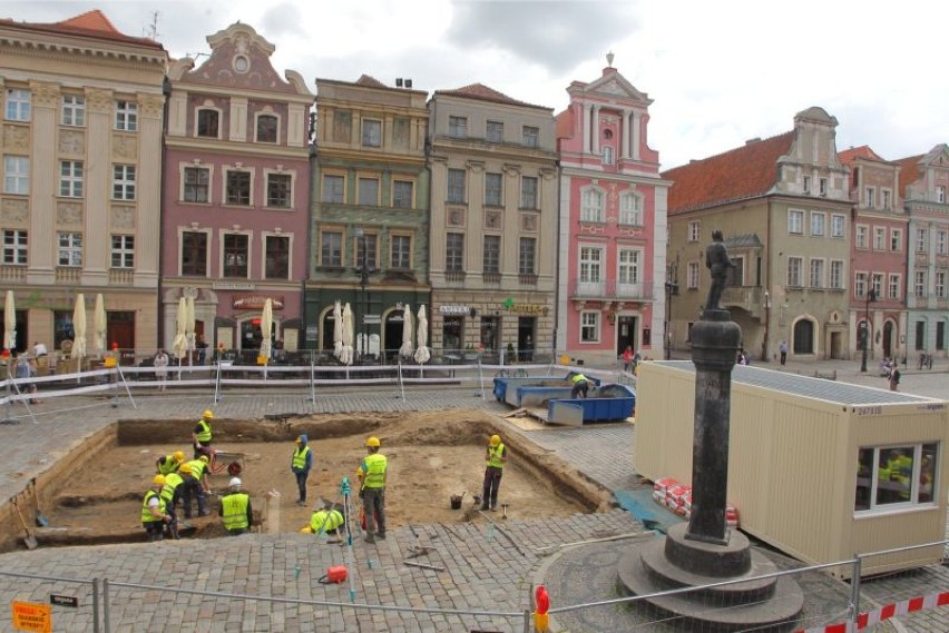 Wykopaliska na Starym Rynku w Poznaniu