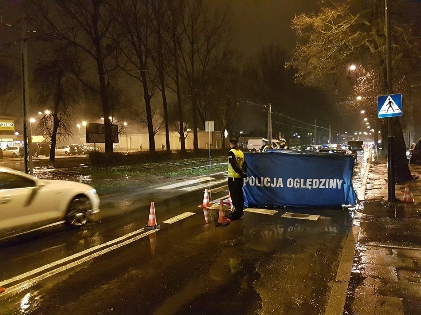 Śmiertelne potrącenie na pasach na Srebrzyńskiej w Łodzi