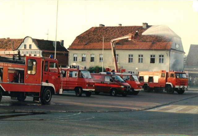 Pokaz z okazji 100-lecia Ochotniczej Straży Pożarnej w Zdunach z 14 czerwca 1996 r.