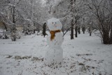 Bochnia w zimowej szacie. Na Plantach Salinarnych stoi już kilka bałwanów [ZDJĘCIA]