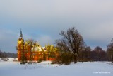 Park Mużakowski zimą