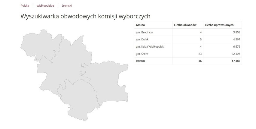 W powiecie śremskim uprawnionych do głosowania są 47 382...