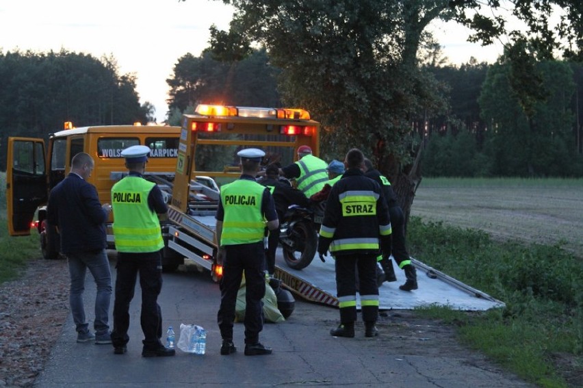 Tragiczny wypadek w Borui - Nie żyje 39 - letni motocyklista