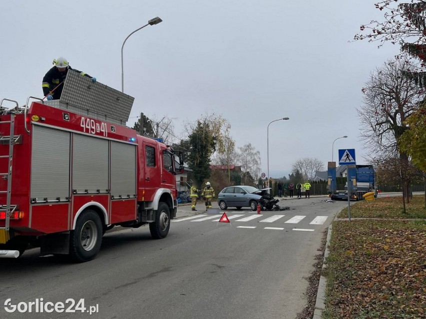 Bardzo groźna kolizja na ulicy Szpitalnej w Gorlicach