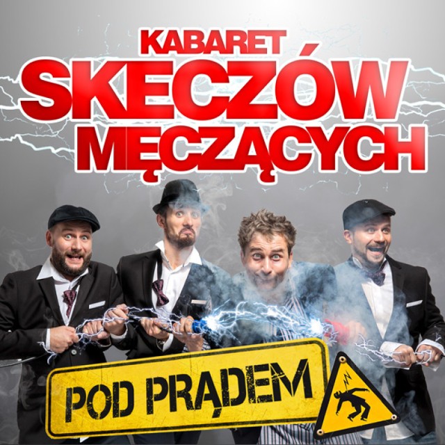 Kabaret Skeczów Męczących - Pod Prądem
Gliwice, Centrum Kultury Studenckiej Mrowisko
21 lutego, godz. 15:30

Po niezwykle udanym roku 2015 Kabaret Skeczów Męczących wraca "Pod prądem". Wraca  ze zdwojoną kabaretową mocą. W najnowszym spektaklu nie zabraknie niczego, z czego zna i ceni ich każdy kabaretowy widz w kraju. Będą megawaty energii płynącej ze sceny, będą uwielbiane przez publiczność, nietuzinkowe postacie, grane przez Jarosława Sadzę, a przede wszystkim nowe, nie emitowane w tv skecze.

To największa dotychczasowa produkcja kabaretu. Pod prądem ma być też trochę pod prąd, nie zabraknie więc odważnych treści i elektryzujących tekstów, które zbudują potrzebne napięcie. Podłącz się do nas i daj się zabrać w kabaretową podróż po polskich absurdach, które KSM tak wyraziście ukazuje w swojej twórczości. Kiedy myślisz, że już nic cię nie zaskoczy, my włączamy drugą taryfę i ile elektrownia dała. A na bis, Herbatka z prądem, kabaretowy przebój 2015 roku - "Chrzciny" w wersji jakiej jeszcze nie widziałeś.