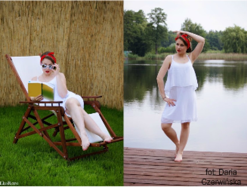 Biel zawsze na czasie 
Modelki: Klaudia Bojanowska/ Justyna...