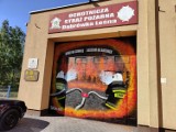 Nowy mural w powiecie obornickim. OSP Dąbrówka Leśna ma się czym chwalić