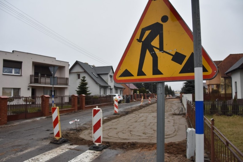 Przebudowa ulicy Grzybowej w Wągrowcu