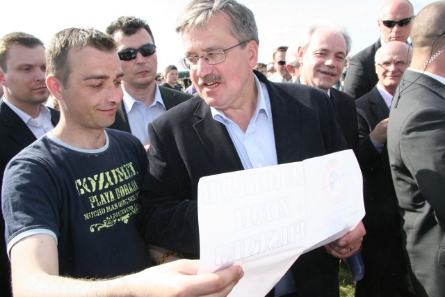 Bronisław Komorowski jako były poseł z Piły prosił pilan o szczególne względy