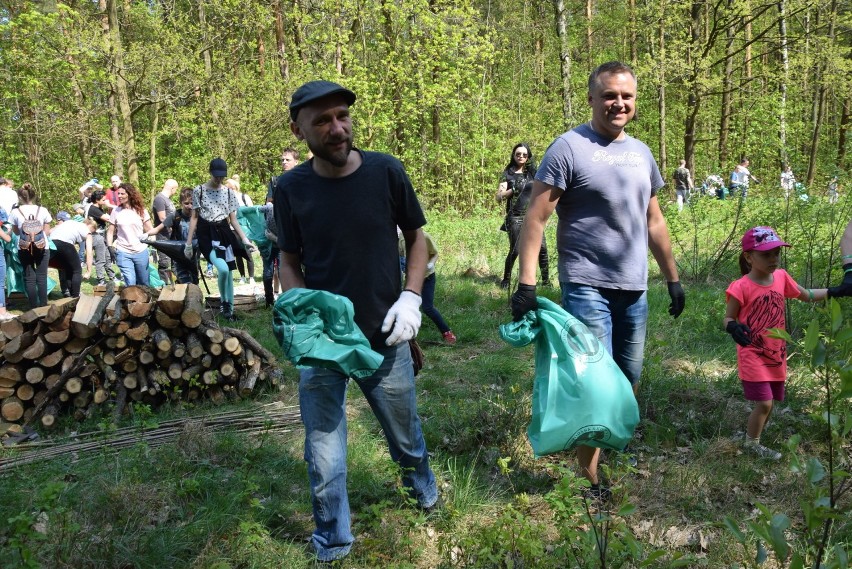 Wielkie sprzątanie lasu przy ul. Chmielnej w Zielonej Górze.