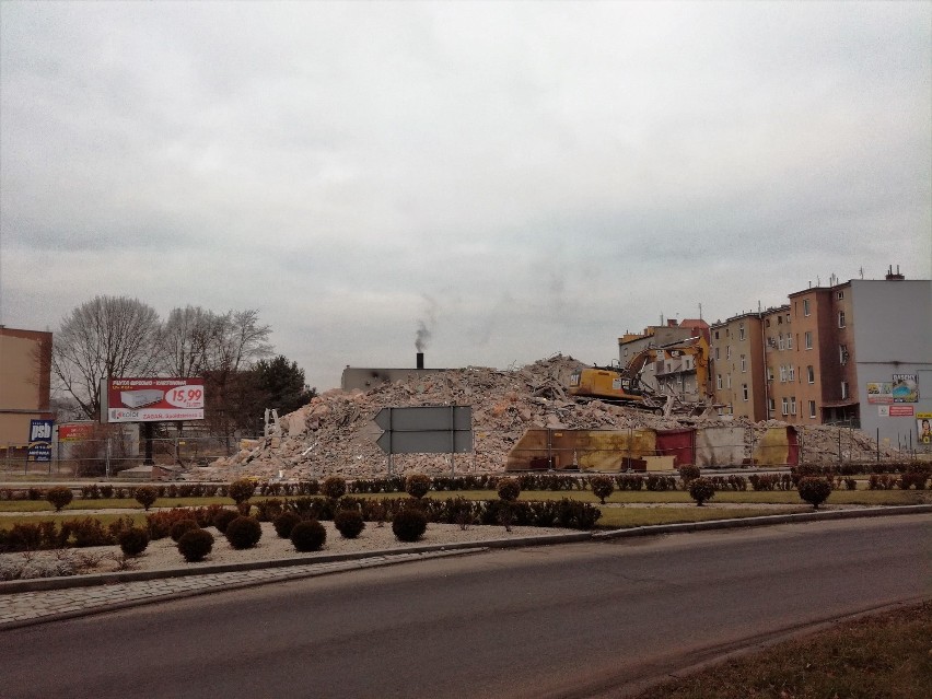 W tym miejscu stał najlepszy hotel w mieście.