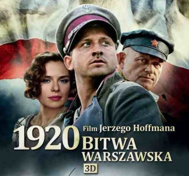 Plakat reklamujący "Bitwę warszawską 1920"