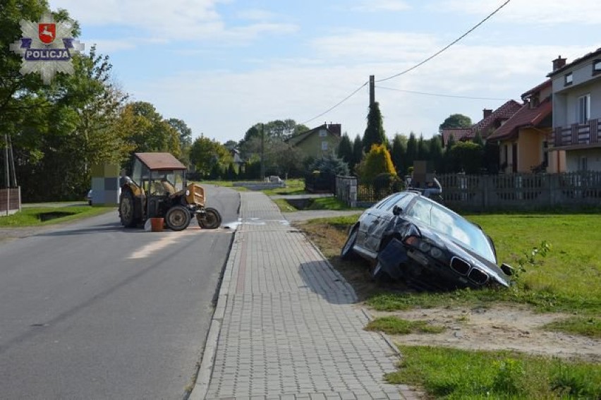 Wólka Różaniecka: Rolnik zajechał drogę kierowcy samochodu....