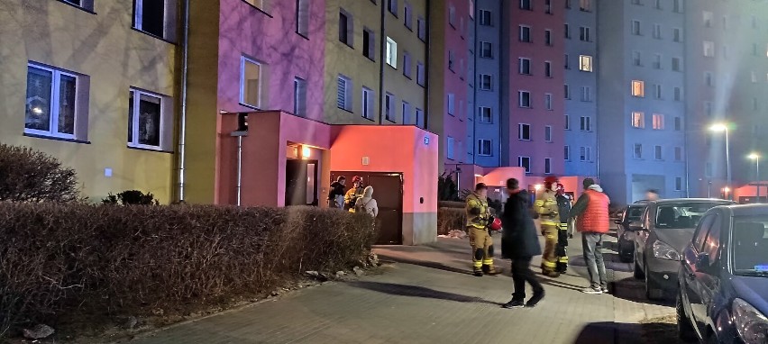Podpalenie w budynku przy ul. Fortecznej w Wałbrzychu