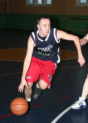 W meczu z Gemplusem 18 pkt. dla Polpharmy zdobył Karol Bławat.