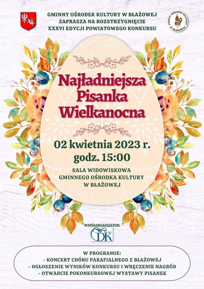 Sprawdź, jakie wydarzenia czekają nas od 31 marca do 2 kwietnia w Rzeszowie i okolicy. Zapowiada się naprawdę interesująco!