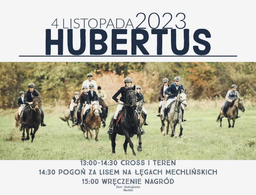 Hubertus 2023 na Łęgach Mechlińskich