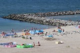 Piękna plaża w Jarosławcu skompana słońcem w majówkę. Zdjęcia