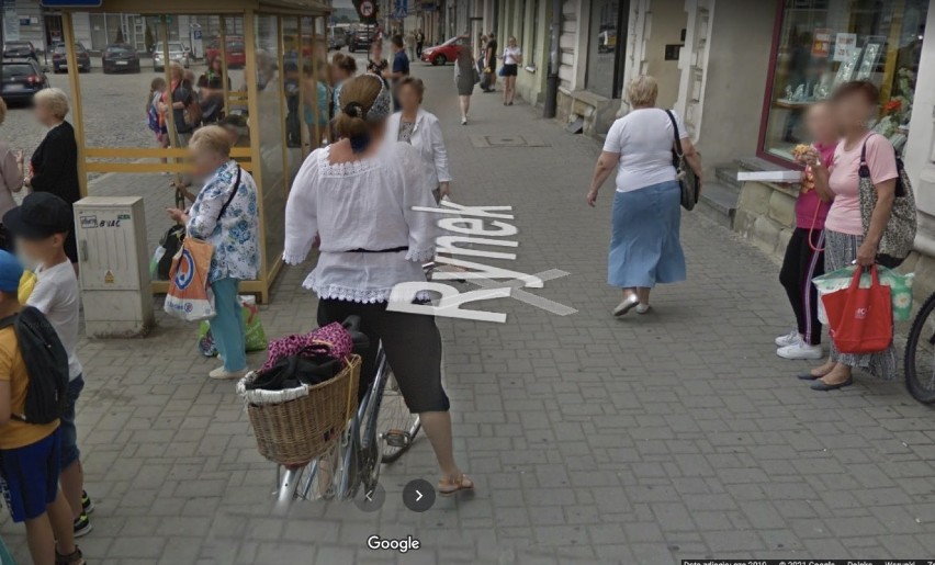 Rowerzyście z Nowego Sącza w kamerach Google Street View
