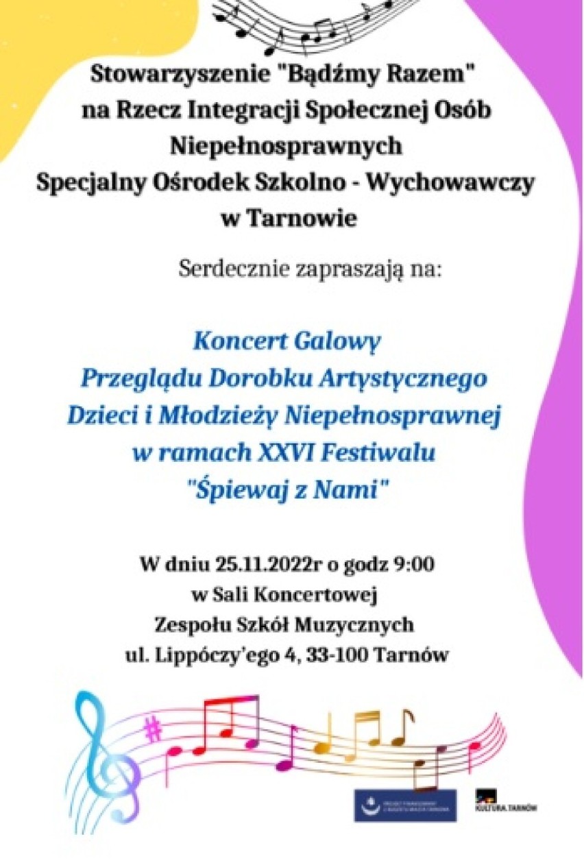 25 listopada odbędzie się specjalny koncert galowy „Śpiewaj...