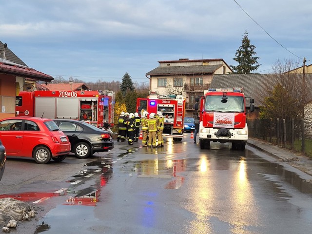 Pożar budynku mieszkalnego w Gilowicach w dn 31 grudnia