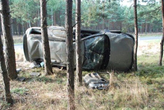 Wypadek na trasie Piła - Skórka 25 lipca