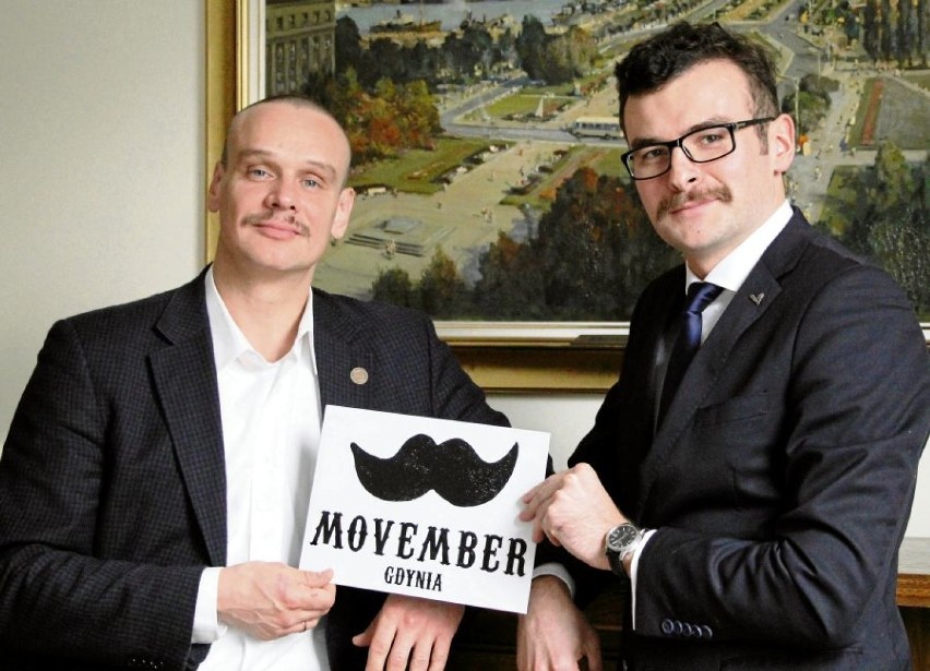 Dwóch gdyńskich samorządowców, ambasadorów „Movembera” - z...