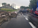 Kłodawa. Kierowca uderzył w przystanek autobusowy 