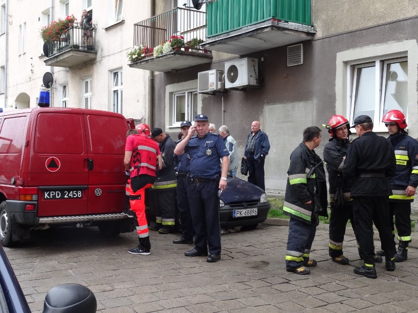 Pożar przy ulicy Górnośląskiej w Kaliszu