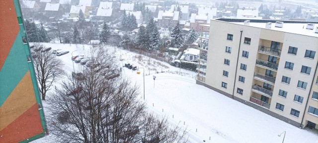 Atak zimy na Dolnym Śląsku 12.12.2022 roku