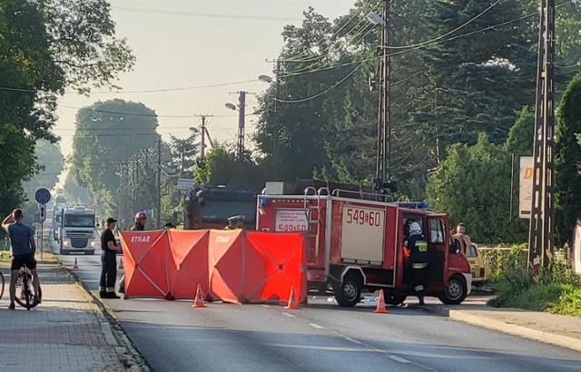 Potrącił kobietę i odjechał. Zatrzymała go tomaszowska policja