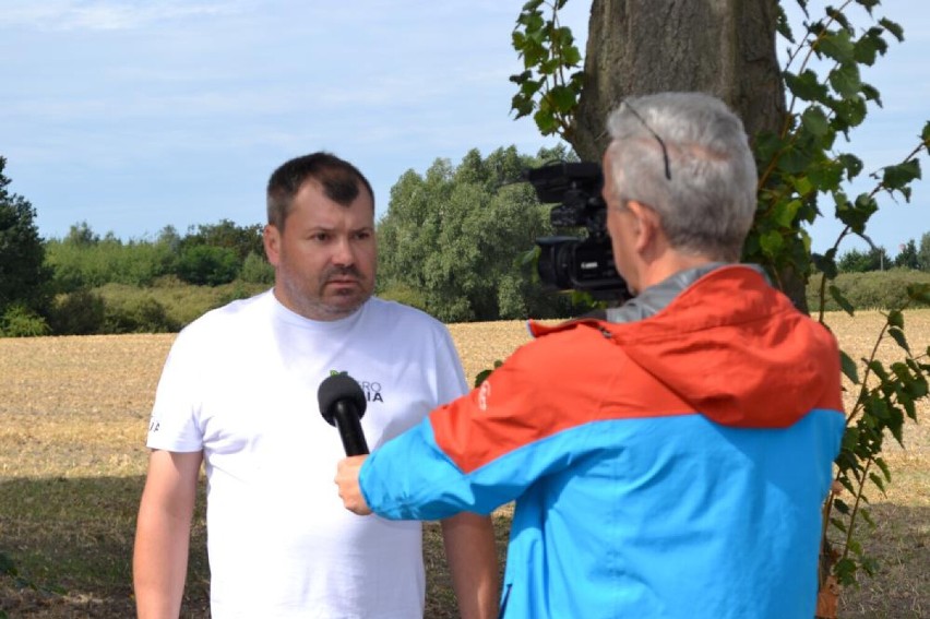 Rolnicy protestują koło Piły. Mówią: Nasze gospodarstwa upadają 