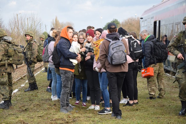 W ramach ćwiczeń Anakonda-18 ludność cywilna została ewakuowana z gminy Gródek do Łomży. W ćwiczeniach wzięli udział uczniowie Akademickiego Liceum Ogólnokształcącego.