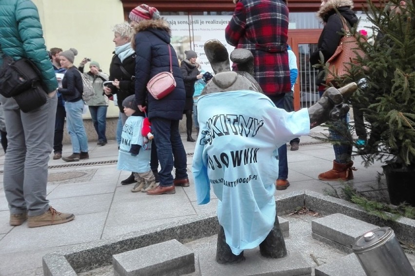 błękitny protest w bielsku