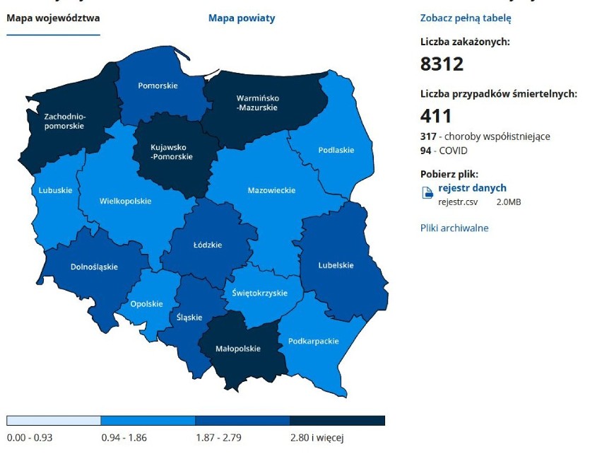 Koronawirus w Słupsku i powiecie słupskim - 8.12.2020. Jest 45 nowych przypadków w Słupsku, 35 w powiecie