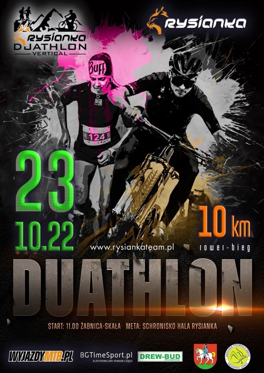 Zdobądź Rysiankę podczas 5.edycji Duathlon Vertical Rysianka. Do pokonania 700 metrów wniesień na 10 km 