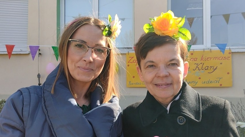 Jolanta Pluskota i Regina Malinowska z MP nr 11 "Tęczowy...