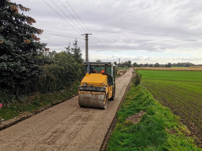 Budowa dróg pod Damasławkiem. Jak wygląda postęp prac?