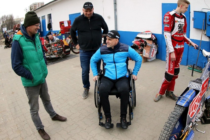 Trening żużlowców Zooleszcz Polonii Bydgoszcz. Tomasz Gollob obserwował i doradzał [zdjęcia]