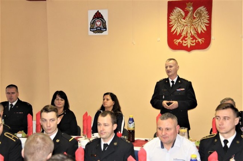 AKTYWNIE: Uroczysta wigilia strażacka w Powiatowej Straży Pożarnej w Jarocinie