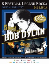 Gwiazdą Festiwalu Legend Rocka w Dolinie Charlotty będzie Bob Dylan