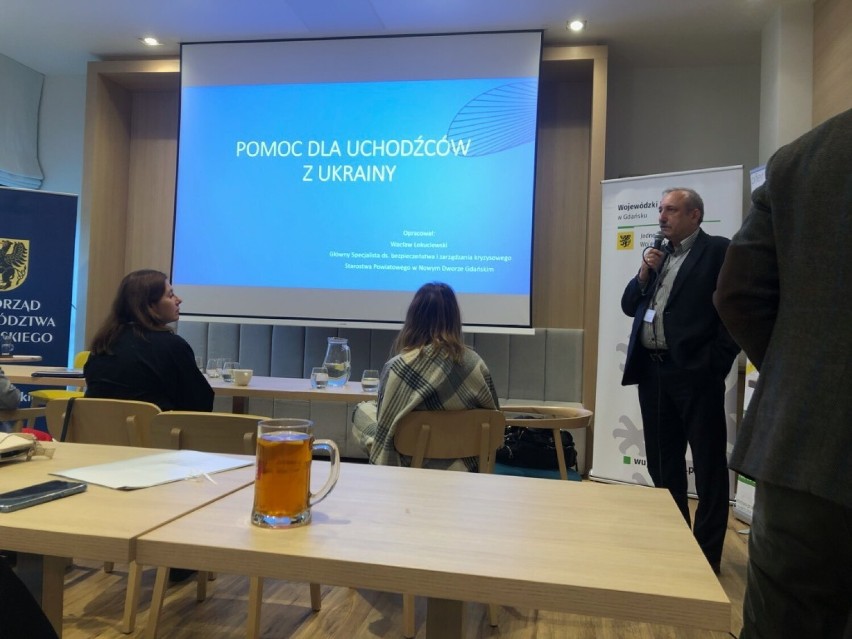 Integracja imigrantów z Ukrainy - dyskusja na  Seminarium Dobrych Praktyk Publicznych Służb Zatrudnienia Województwa Pomorskiego.