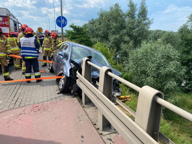 Poważny wypadek w Michalu pod Grudziądzem